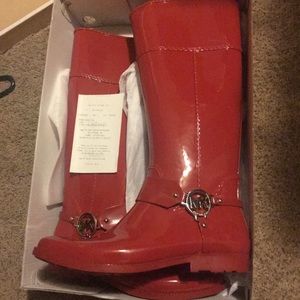 Michael Kors rain boots.